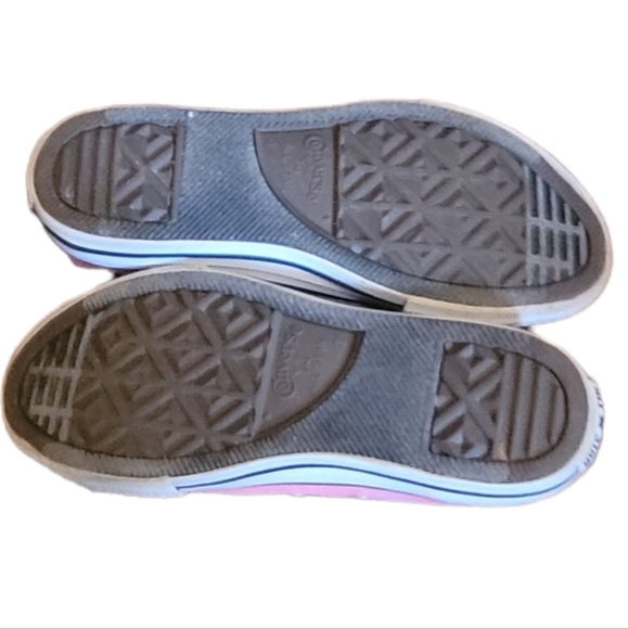 GIRL'S CONVERSE, PINK FLAMINGO COLOR, SIZE 3, CHUCK TAYLOR - Picture 4 of 4